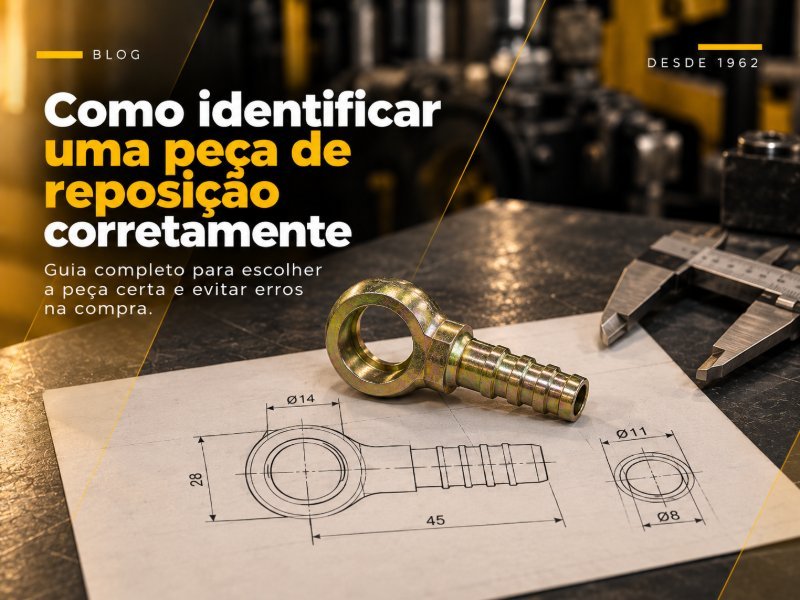 Como identificar uma peça de reposição corretamente