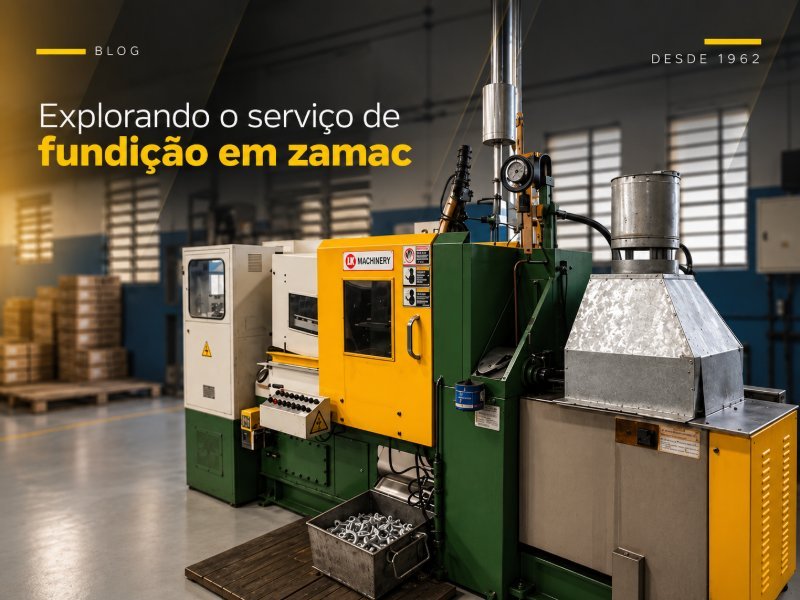 Fundição em zamac: o processo por trás de peças precisas, resistentes e versáteis