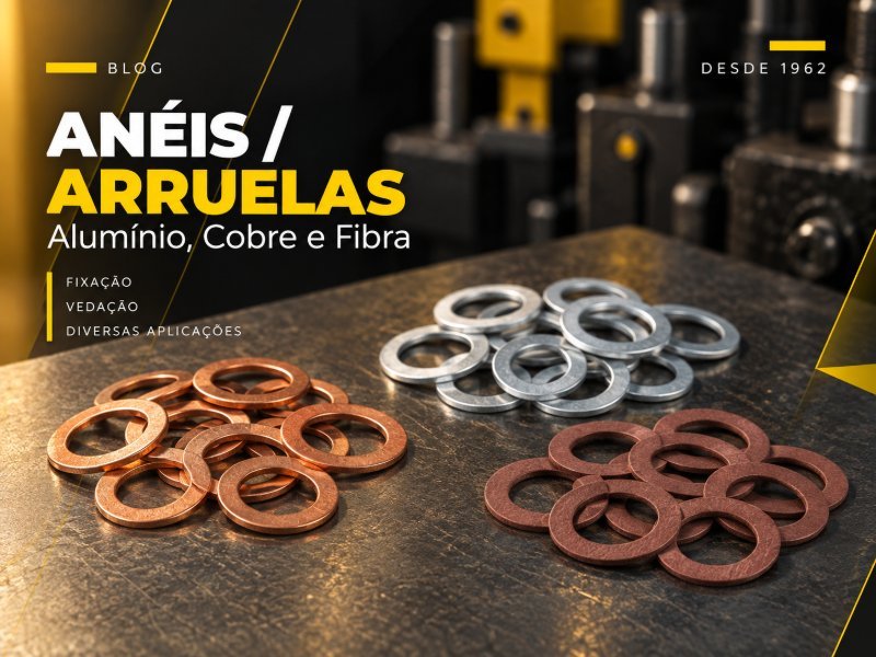 Arruelas: tipos, materiais e aplicações — tudo que você precisa saber antes de comprar