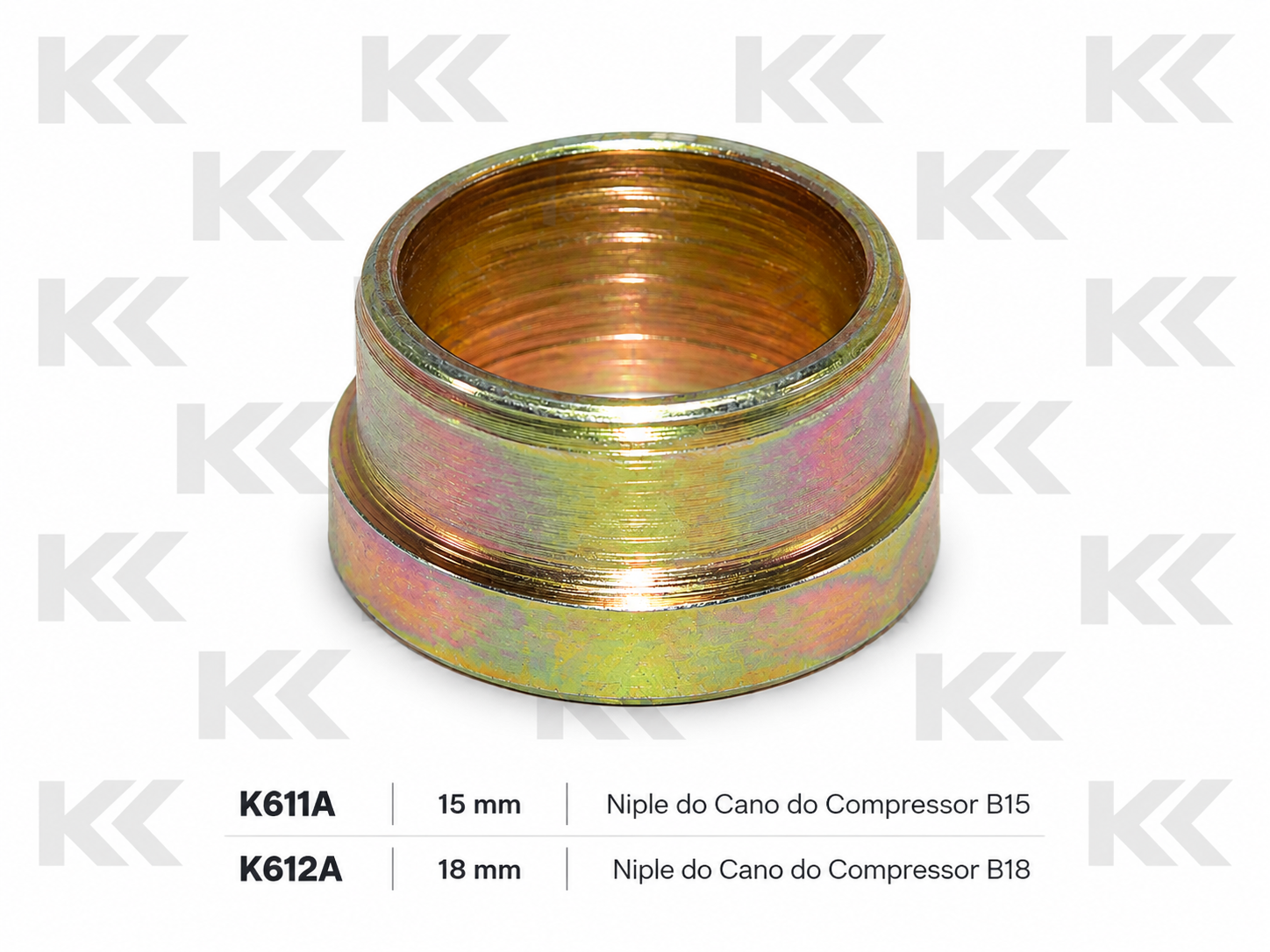 Niple para cano de compressor